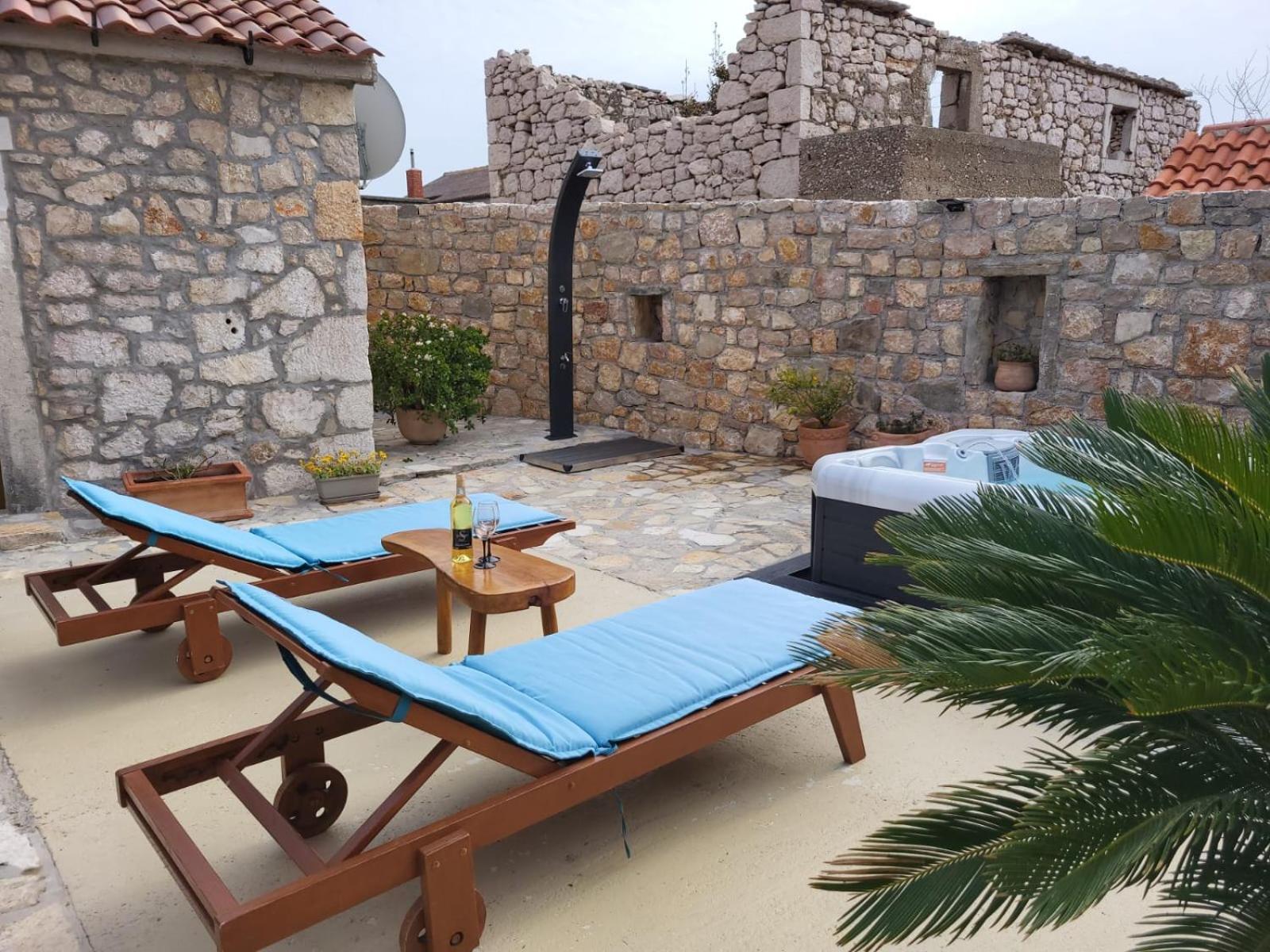 Willa Stone House Knezevic Vinjerac Zewnętrze zdjęcie